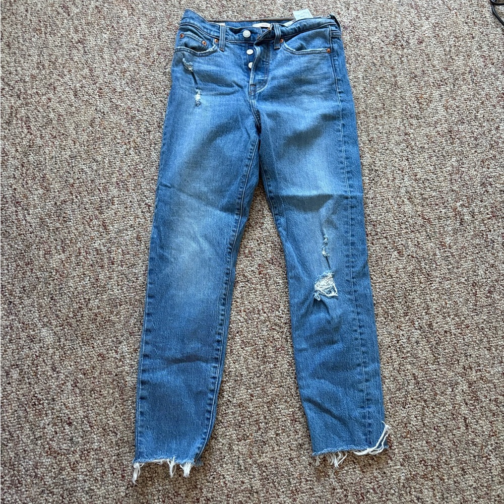 Levis premium wedgie jeans